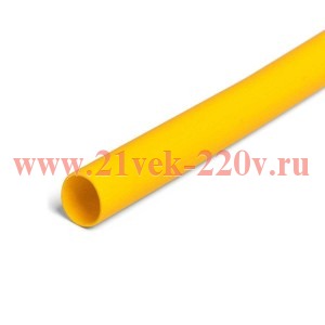 КВТ Трубка ТНТ-6/3 желтая (нарезка 1м)