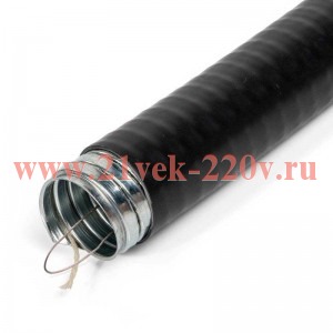 Металлорукав толстостенный МГ HEAVY DUTY 10 с протяжкой (уп.100м) Fortisflex 88401