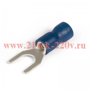 Наконечник кабельный вилочный изолированный НВИ 2.5-5 EasyFix КВТ 90903