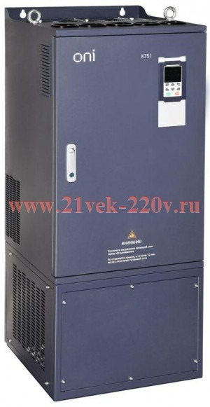 Преобразователь частоты K751 380В 3Ф 220-250кВт 426-465А ONI K751-33-220250RM
