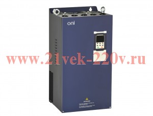 Преобразователь частоты K750 380В 3Ф 160-185кВт 304-340А ONI K750-33-160185M