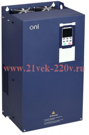 Преобразователь частоты K750 380В 3Ф 75-90кВт 150-176А ONI K750-33-7590M