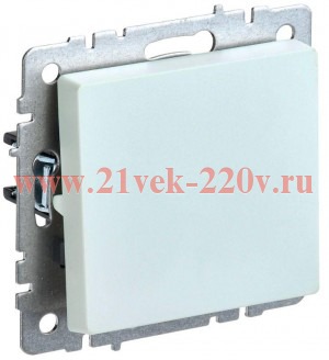 Выключатель 1-клавишный ИЭК BRITE 10А жемчуг (ВС10-1-0-БрЖ) BR-V10-0-10-K36