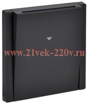 Выключатель карточный ИЭК FORTE&PIANO FP143 30А черный FP-V11-0-10-1-K02
