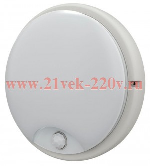 Светильник LED ДПО 4100Д 12Вт IP54 4000K круг бел. ИК ДД IEK