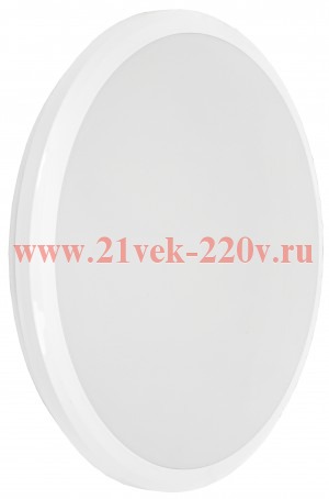 Светильник LED ДПБ 3009 40Вт IP54 4000K круг белый IEK