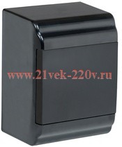 Бокс ИЭК PRIME ЩРН-П-4 модуля навесной пластик IP41 черный MKP13-N-01-04-41-K02