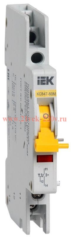 Контакт состояния КСВ47-60М на DIN-рейку для ВА47-60M ИЭК