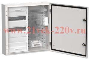 Щит мультимедийный комбинированный накладной ИЭК TITAN 5 ЩРн-36 (2х36) 585х570х140мм IP30 белый TI5-51-N-2X036-30