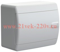 Щит накладной ИЭК UNION Compact ЩРН-П-6 6м белая дверь IP41 UIC-KP13-N-06-41-K01