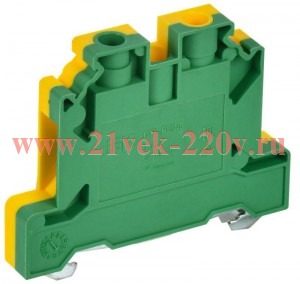 Колодка клеммная CTS-PEN земля 6кв.мм жел./зел. IEK YCT11-00-K52-006