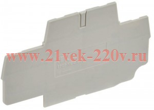 Заглушка для CP-ML 2 ур. 2.5кв.мм сер. IEK YCT23-00-2-K03-002-ZGL