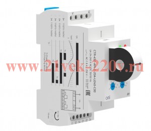 Реле контроля тока AM 2А-20А 2 конт. 24-240В AC/24В DC ONI CTR-450-AM-2-20A-U240-C00