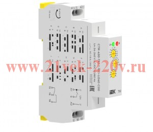Реле времени многофункц. TM 1 конт. 24-240В AC/DC IEK CTR-430-TM-1-10D-U240-C00