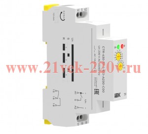 Реле задержки выключения TF 1 конт. 230В AC IEK CTR-430-TF-1-10D-A230-C00