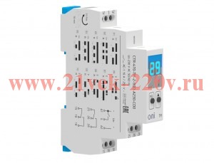 Реле времени многофункц. TM. дисп. 2 конт. 230В AC ONI CTR-470-TM-2-99D-A230-CD0