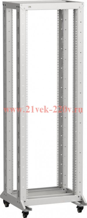 ITK LINEA F Стойка 2-рамная на рол. 47U 600х600мм серая