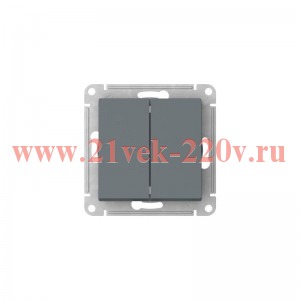 Выключатель 2-кл. AtlasDesign (сх. 5) 10AX быстрозажим. клем. механизм грифель SE ATN000751S