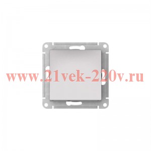 Выключатель 1-кл. AtlasDesign (сх. 1) 10AX быстрозажим. клем. механизм алюм. SE ATN000311S