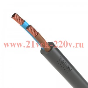 Провод TOKOV ELECTRIC ПВС 2х1.5 380В Ч (уп.100м) 1945515