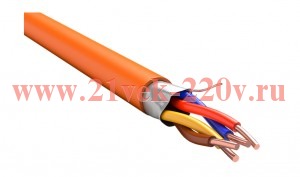 Кабель КПСТЭТнг(А)-HF 2х2х0.50 оранж. (уп.200м) ITK SAS1-02-F-5207