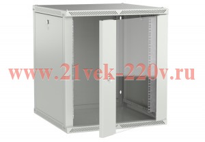 Шкаф LINEA W 12U 600х600мм дверь стекл. сер. 2.0 ITK LWR3-12U66-GF-2