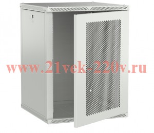 Шкаф LINEA W 15U 600х600мм дверь перфорир. сер. 2.0 ITK LWR3-15U66-PF-2