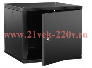 Шкаф LINEA W 9U 600х600мм дверь метал. черн. 2.0 ITK LWR5-09U66-MF-2