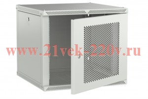Шкаф LINEA W 9U 600х600мм дверь перфорир. сер. 2.0 ITK LWR3-09U66-PF-2