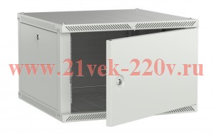 Шкаф LINEA W 6U 600х600мм дверь метал. сер. 2.0 ITK LWR3-06U66-MF-2