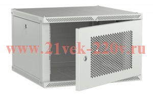 Шкаф LINEA W 6U 600х600мм дверь перфорир. сер. 2.0 ITK LWR3-06U66-PF-2