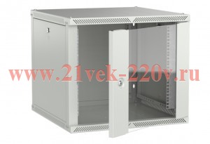 Шкаф LINEA W 9U 600х600мм дверь стекл. сер. 2.0 ITK LWR3-09U66-GF-2