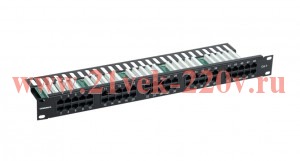 Патч-панель телеф. 1U кат. 3 RJ45 50 порт. (Krone) GENERICA