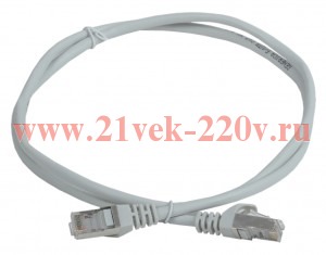 Шнур коммутационный кат. 5Е FTP 1м серый GENERICA