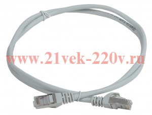 Шнур коммутационный кат. 5Е FTP 0,5м серый GENERICA