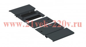 Панель основания шкафа рол. 600х1200 чер. by ZPAS РФ ITK ZP-BP05-600-1200-RS-R