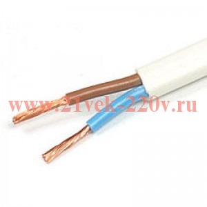 Шнур TOKOV ELECTRIC ШВВП 2х0.75 380В Ч (уп.100м) 1945460