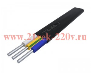 Кабель TOKOV ELECTRIC АВВГ-Пнг(А)-LS 3х6 ОК (N PE) 0.66кВ (м) 00-00036351