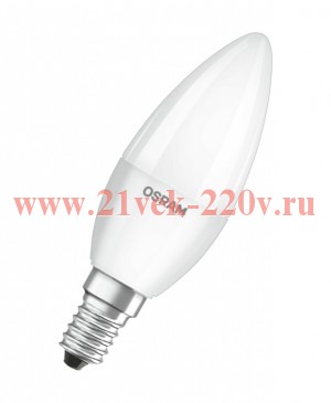 Лампа светодиодная свеча Osram LED Value LVCLB75 10SW/830 3000K 220V E14 тепло-белый свет 4058075579125