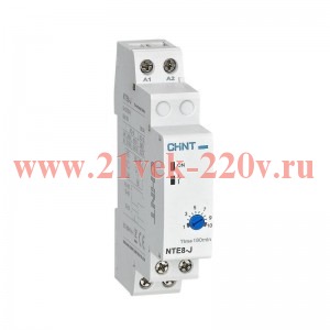 Реле времени NTE8-480J (задержка времени выключения) 48-480с 1 переключающий контакт AC/DC24В (R) CH