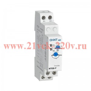 Реле времени NTE8-60Y (выдержка времени звезда/треугольник) 6-60с 2 НО AC110-240В (R) CHINT 587383