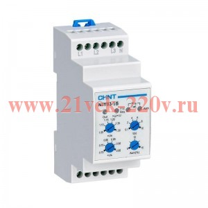 Реле контроля фаз NJYB3-18 (защита нагрузки) AC380В (R) CHINT 697037