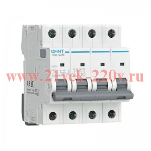 Выключатель автоматический NB8-63M 4п 25А 12In (D) (R) CHINT 320870