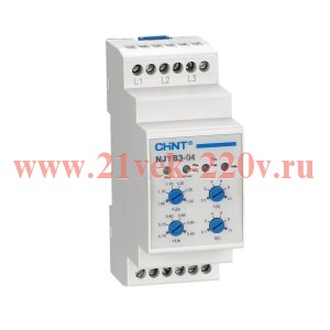 Реле контроля фаз NJYB3-8P (+PTC) AC380В (R)