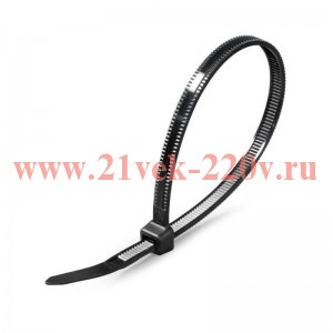 Хомут нейлоновый КСС MULTILOCK 5х400 черн. (уп.100шт) Fortisflex 102323