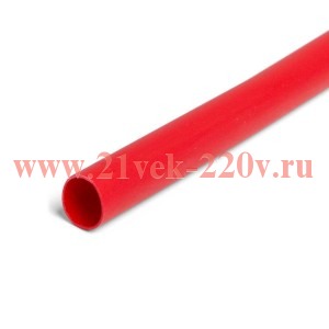 КВТ Трубка ТНТ-30/15 красная (нарезка 1м)