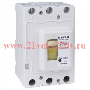 Выключатель авт. ВА57Ф35-340010 50А 500Im 400AC УХЛ3 КЭАЗ 109332