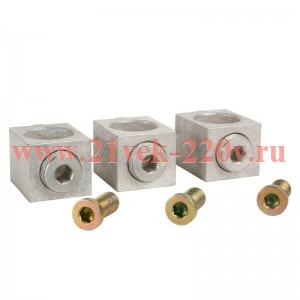 Комплект зажимов для присоединения 1 кабеля OptiMat D400; D630 320-630А-УХЛ3-3шт КЭАЗ 318011