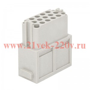 Розетка OptiLink HDC-HM-17-10-FС-(0.14-2.5) 160В КЭАЗ 352187