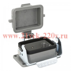 Корпус приборный проходной с крышкой OptiLink HDC-H6B-BK-1L-MCV КЭАЗ 353667